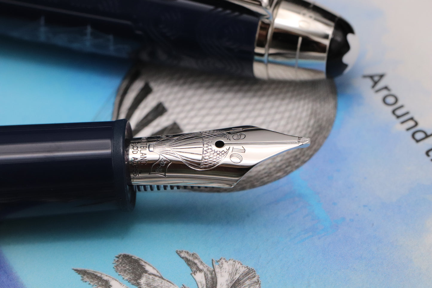 Montblanc Meisterstuck LeGrand Around The World in 80 Days Fountain Pen - B Nib