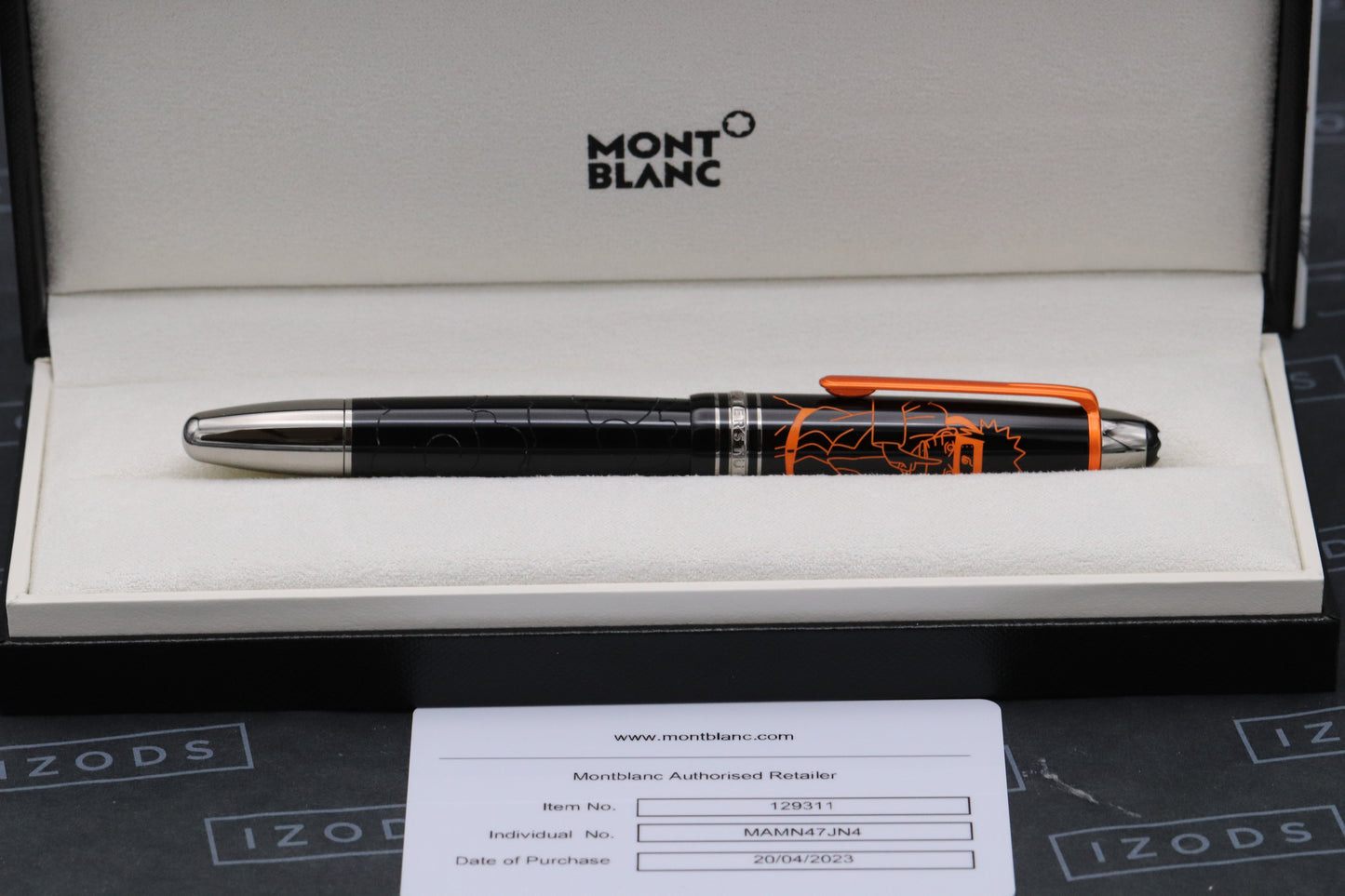 Montblanc x Naruto Meisterstuck LeGrand Special Edition Fountain Pen