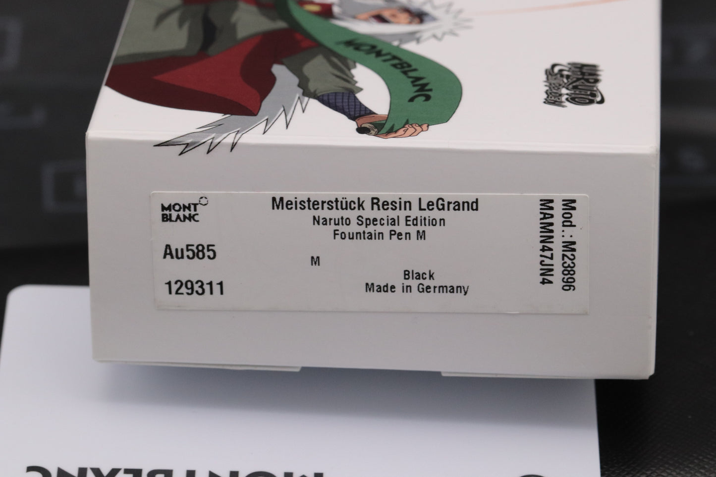 Montblanc x Naruto Meisterstuck LeGrand Special Edition Fountain Pen