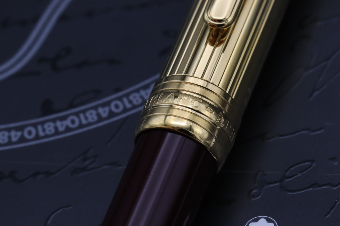 Montblanc Meisterstuck 164 Classique Bordeaux Vermeil Ballpoint Pen - UNUSED