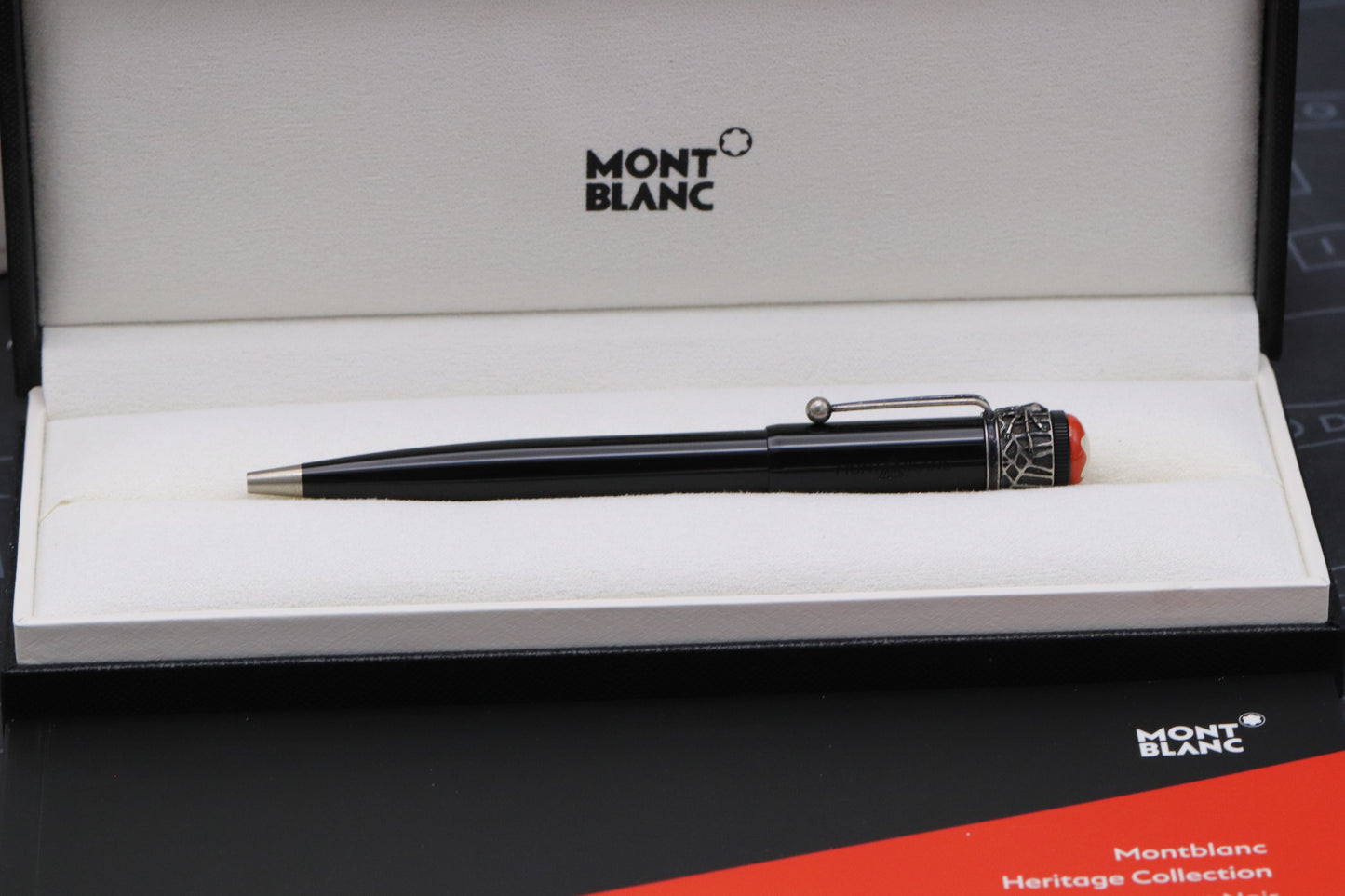 Montblanc Heritage Rouge et Noir Metamorphosis Black Ballpoint Pen - UNUSED