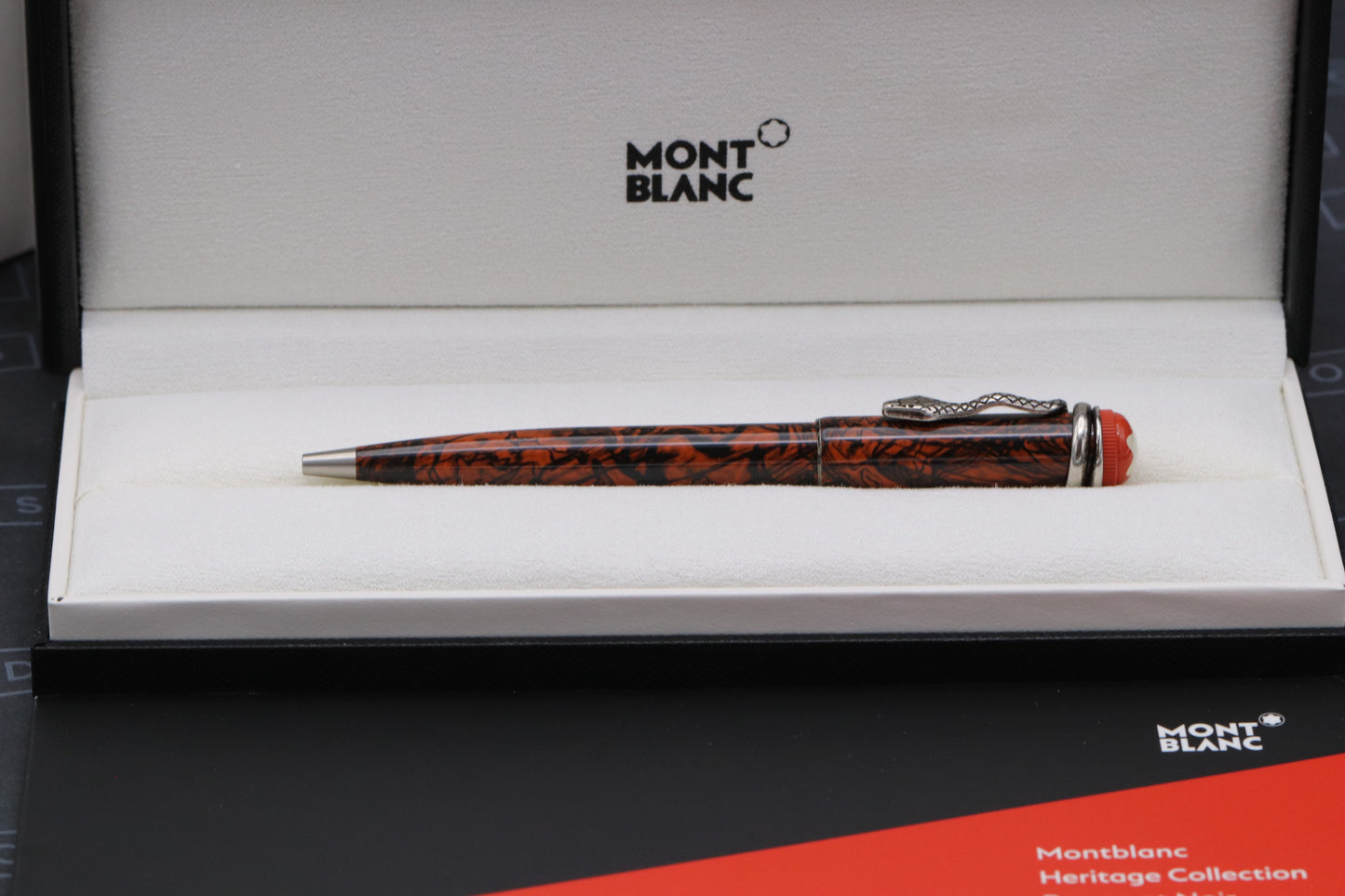 Montblanc Heritage Serpent Marble Ballpoint Pen - UNUSED