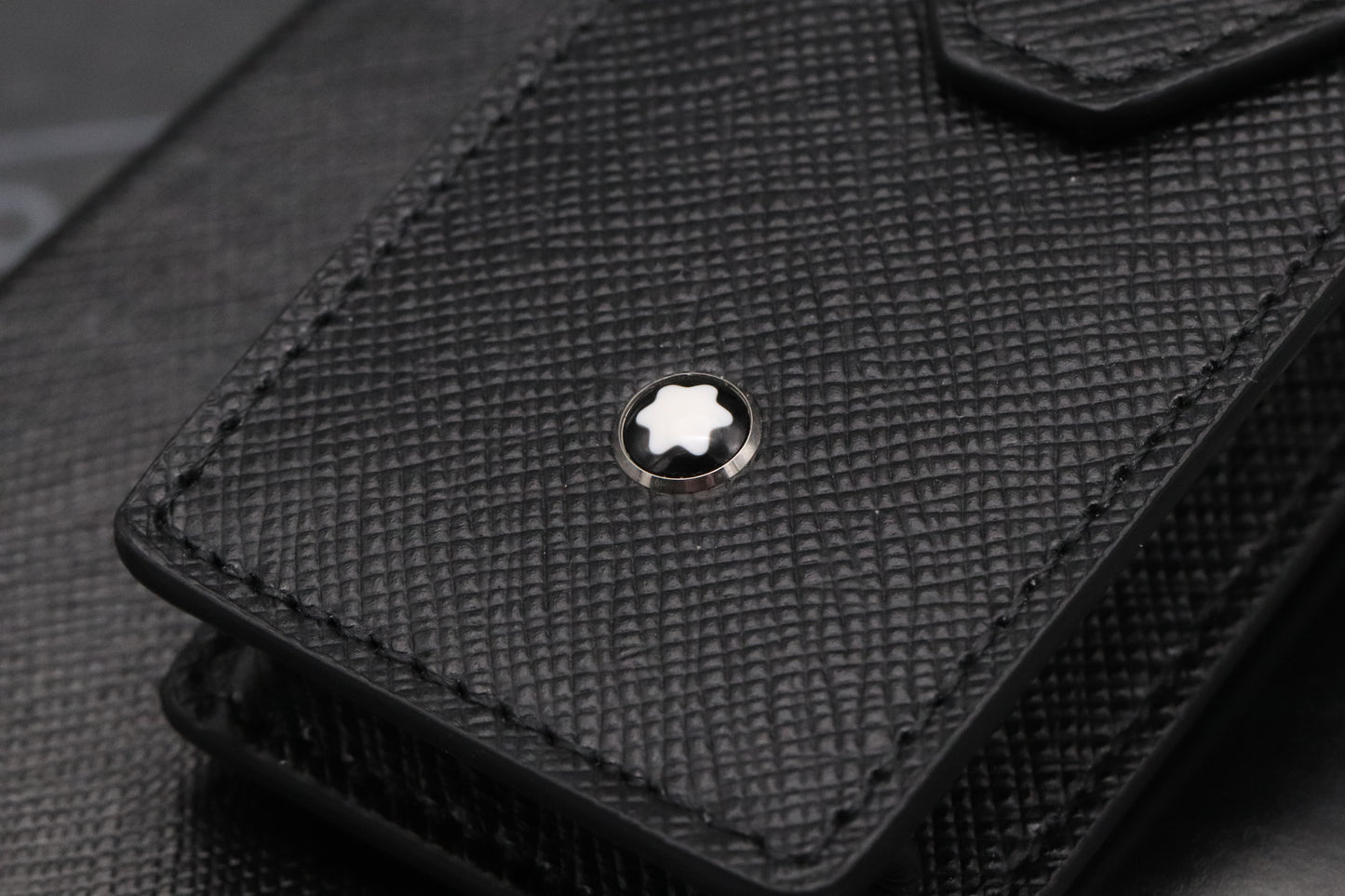 Montblanc Meisterstuck Sartorial Two Pen Black Leather Pouch