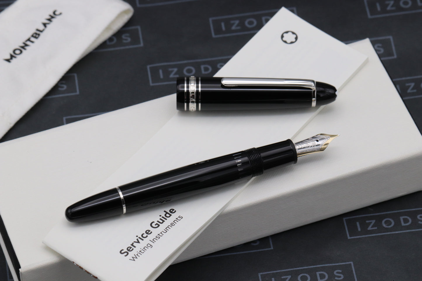 Montblanc Meisterstuck 146 LeGrand Platinum-Coated Fountain Pen - EF Nib