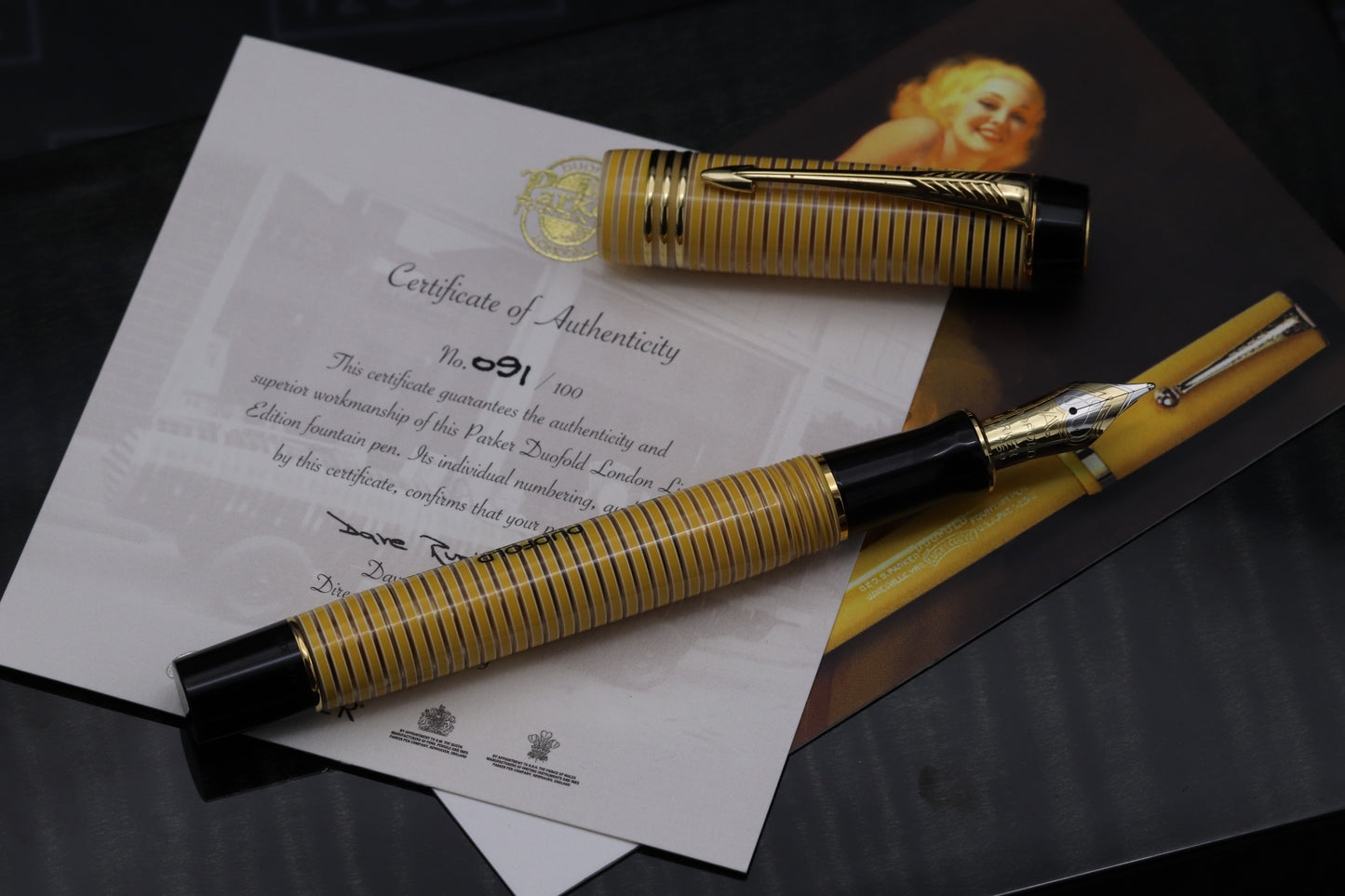 Parker Duofold Centennial 'Bumblebee' Limited Edition Fountain Pen - UNUSED