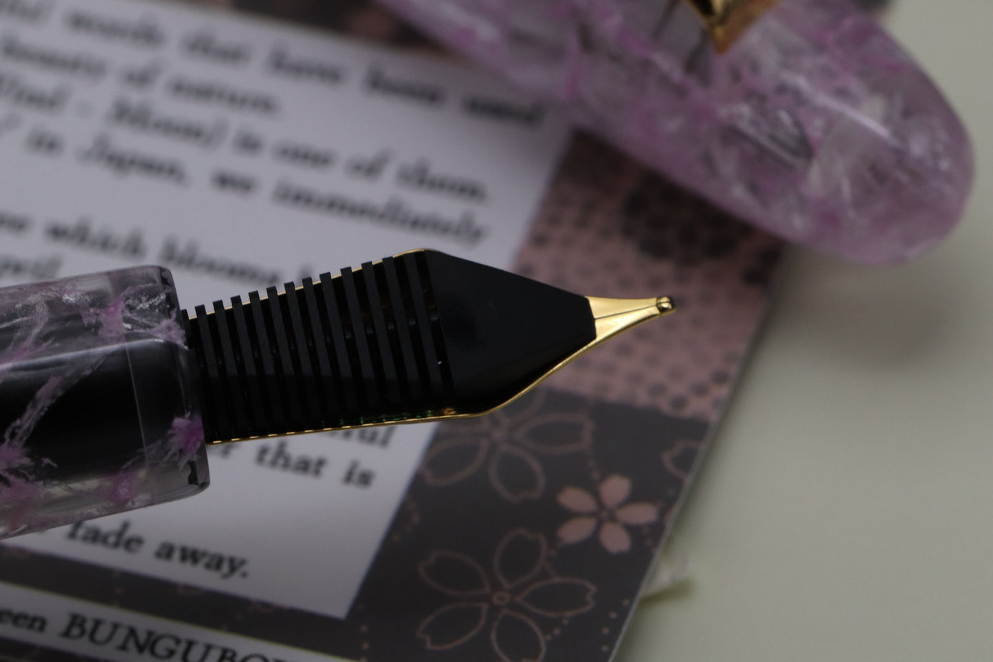 Esterbrook x BunguBox Estie Kachofugetsu Flower Fountain Pen - Medium Nib
