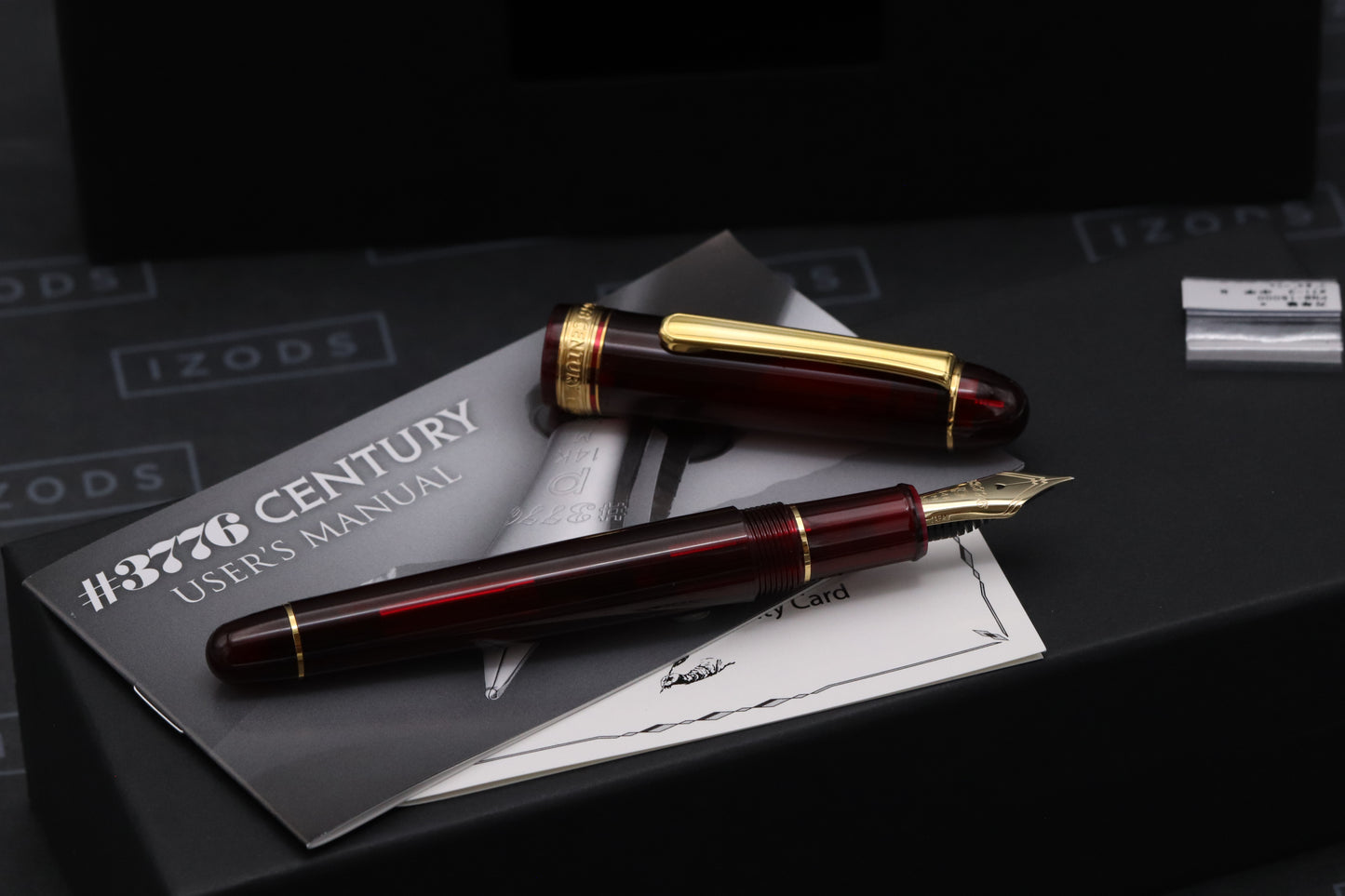 Platinum 3776 Bourgogne Red Fountain Pen - M Nib - UNUSED