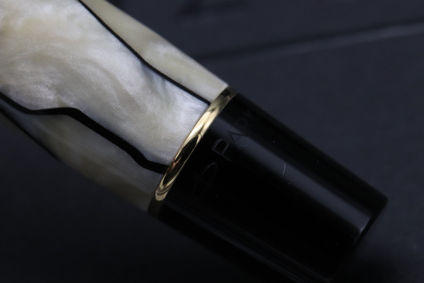 Parker Duofold Centennial MK2 Black and Pearl Fountain Pen