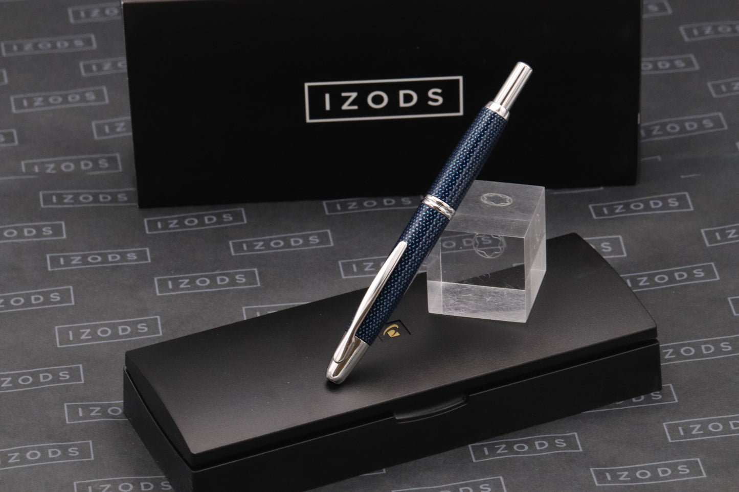 Pilot Capless Kasuri Carbonesque Blue Fountain Pen