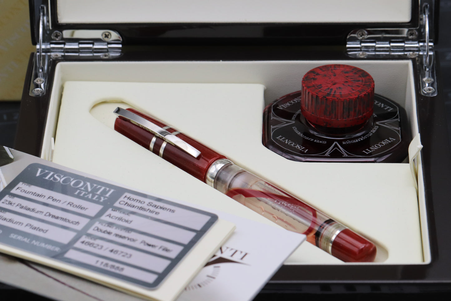 Visconti Homo Sapiens Chiantishire Limited Edition Fountain Pen - 23K Fine Nib