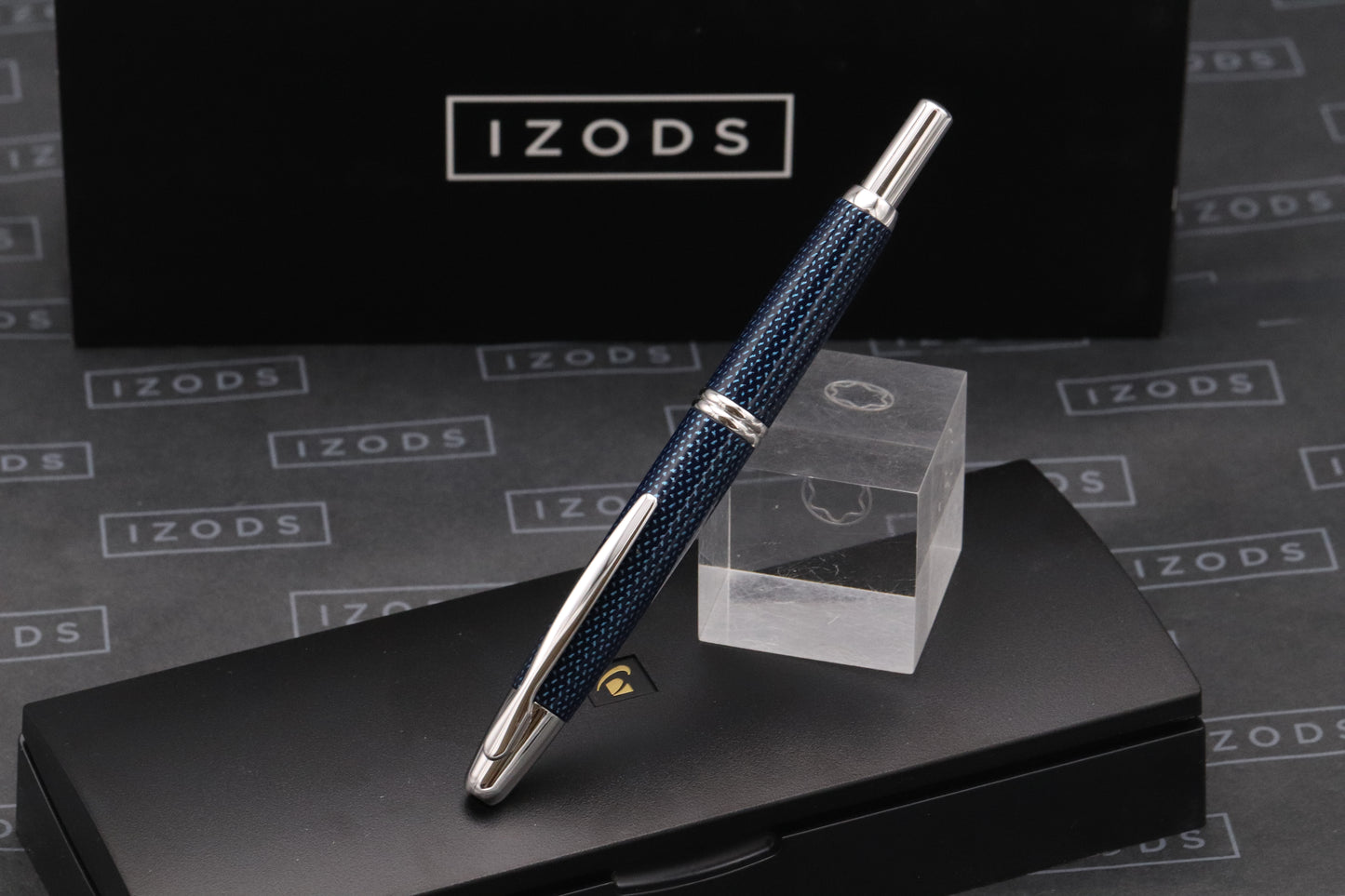Pilot Capless Kasuri Carbonesque Blue Fountain Pen
