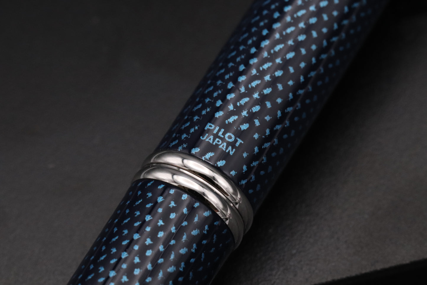 Pilot Capless Kasuri Carbonesque Blue Fountain Pen