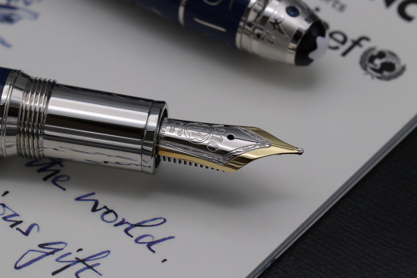 Montblanc Meisterstuck LeGrand UNICEF 2017 Solitaire Fountain Pen - UNUSED