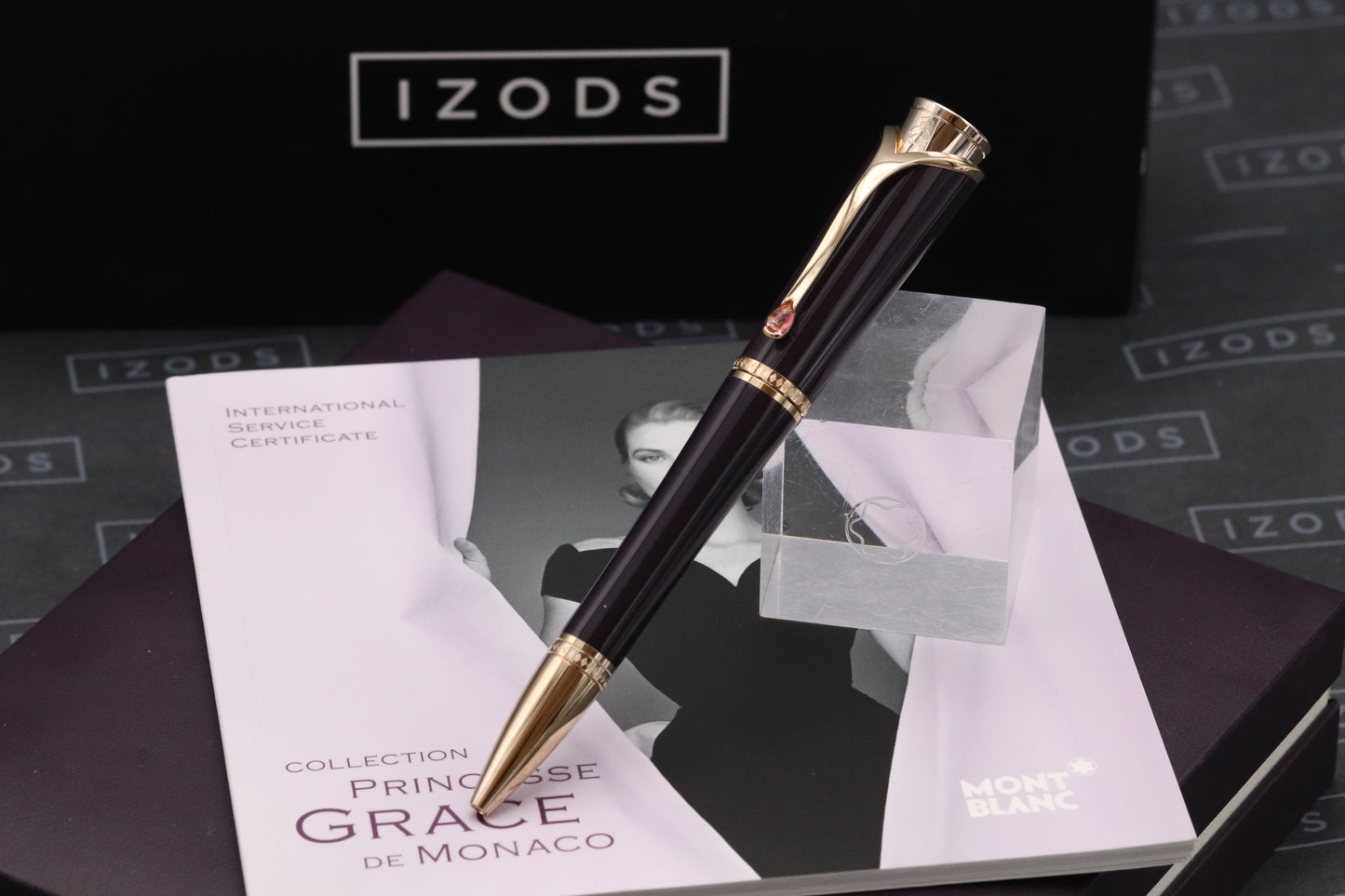 Montblanc Princesse Grace de Monaco Purple Ballpoint Pen