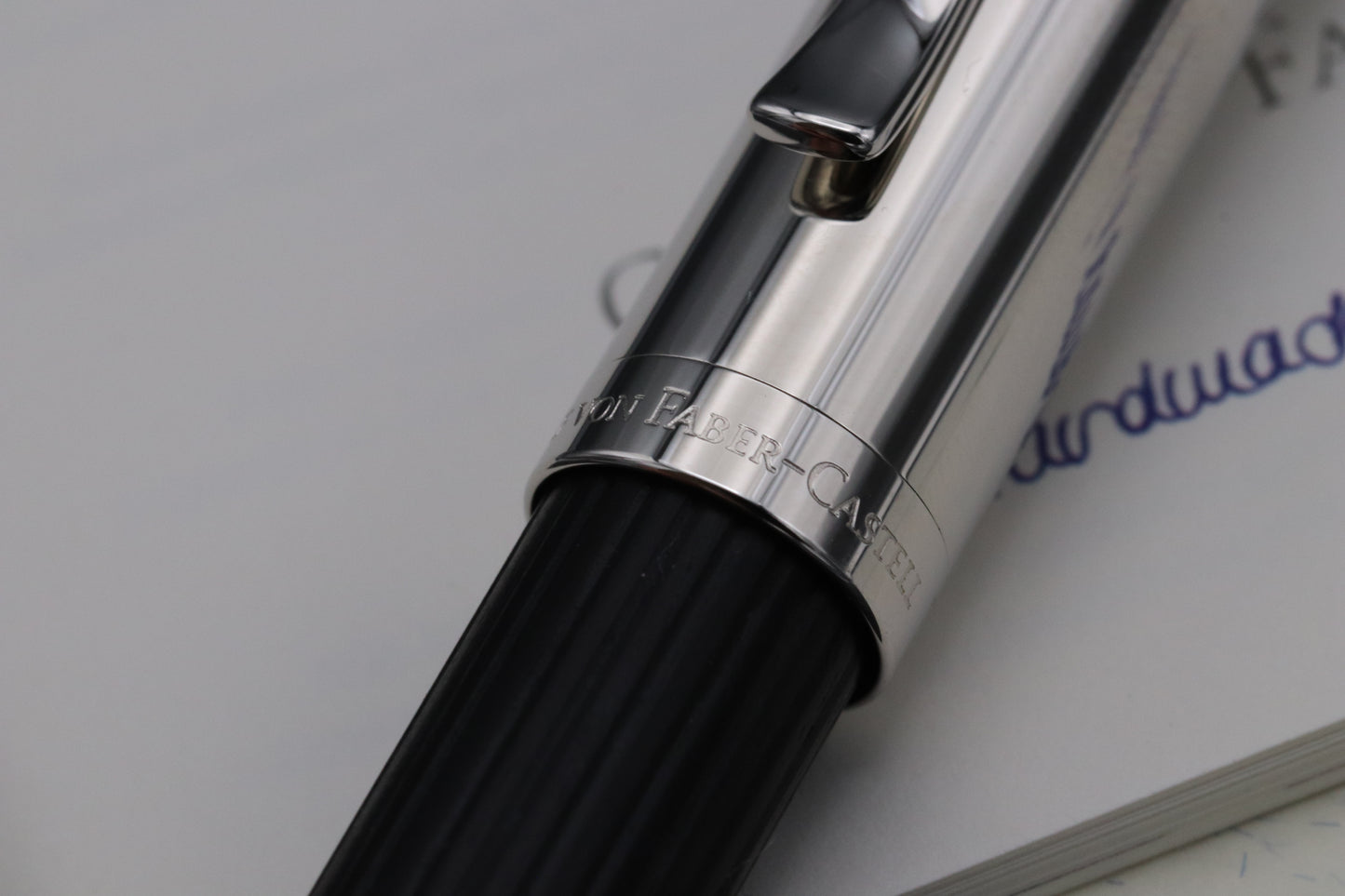 Graf von Faber-Castell Classic Ebony Fountain Pen - EF Nib - INKED ONCE