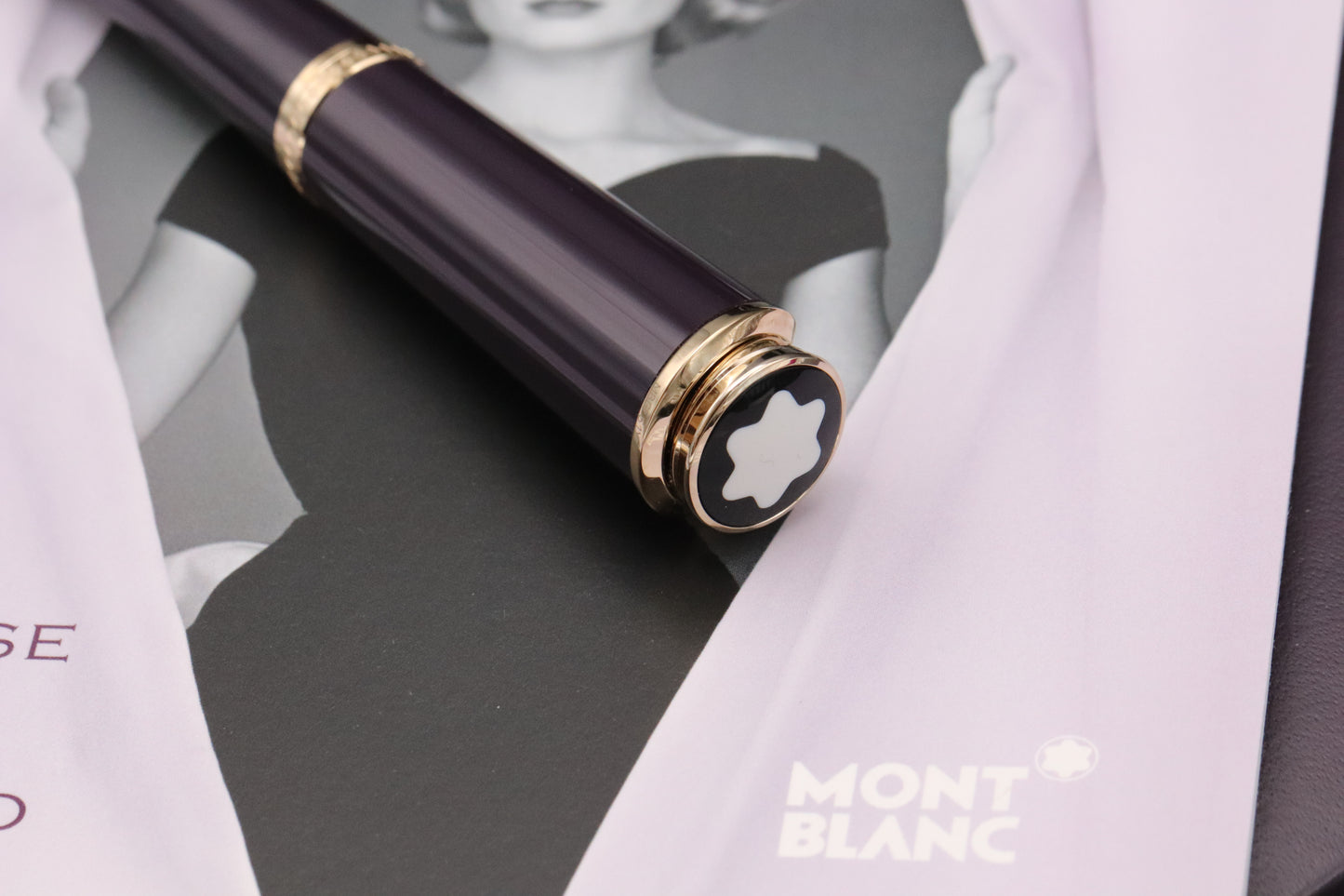 Montblanc Princesse Grace de Monaco Purple Ballpoint Pen