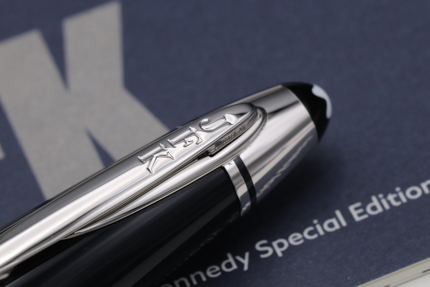 Montblanc Great Characters JFK Blue Special Edition Fountain Pen - DIPPED - Fine Nib
