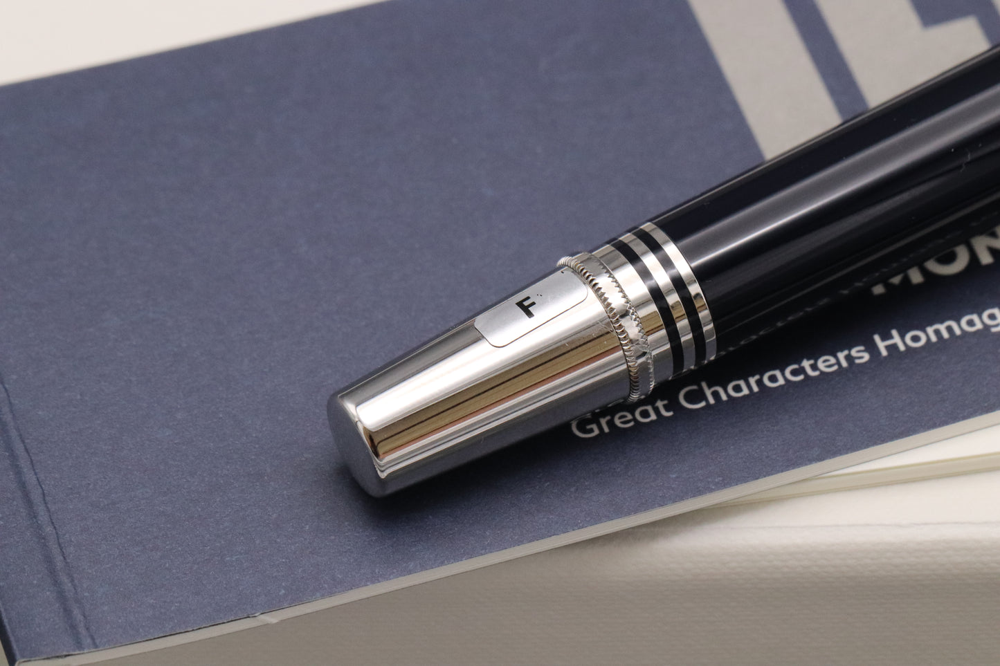 Montblanc Great Characters JFK Blue Special Edition Fountain Pen - DIPPED - Fine Nib