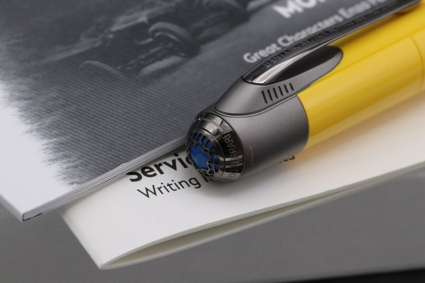 Montblanc Great Characters Enzo Ferrari Giallo Modena Fountain Pen - UNUSED - Fine Nib