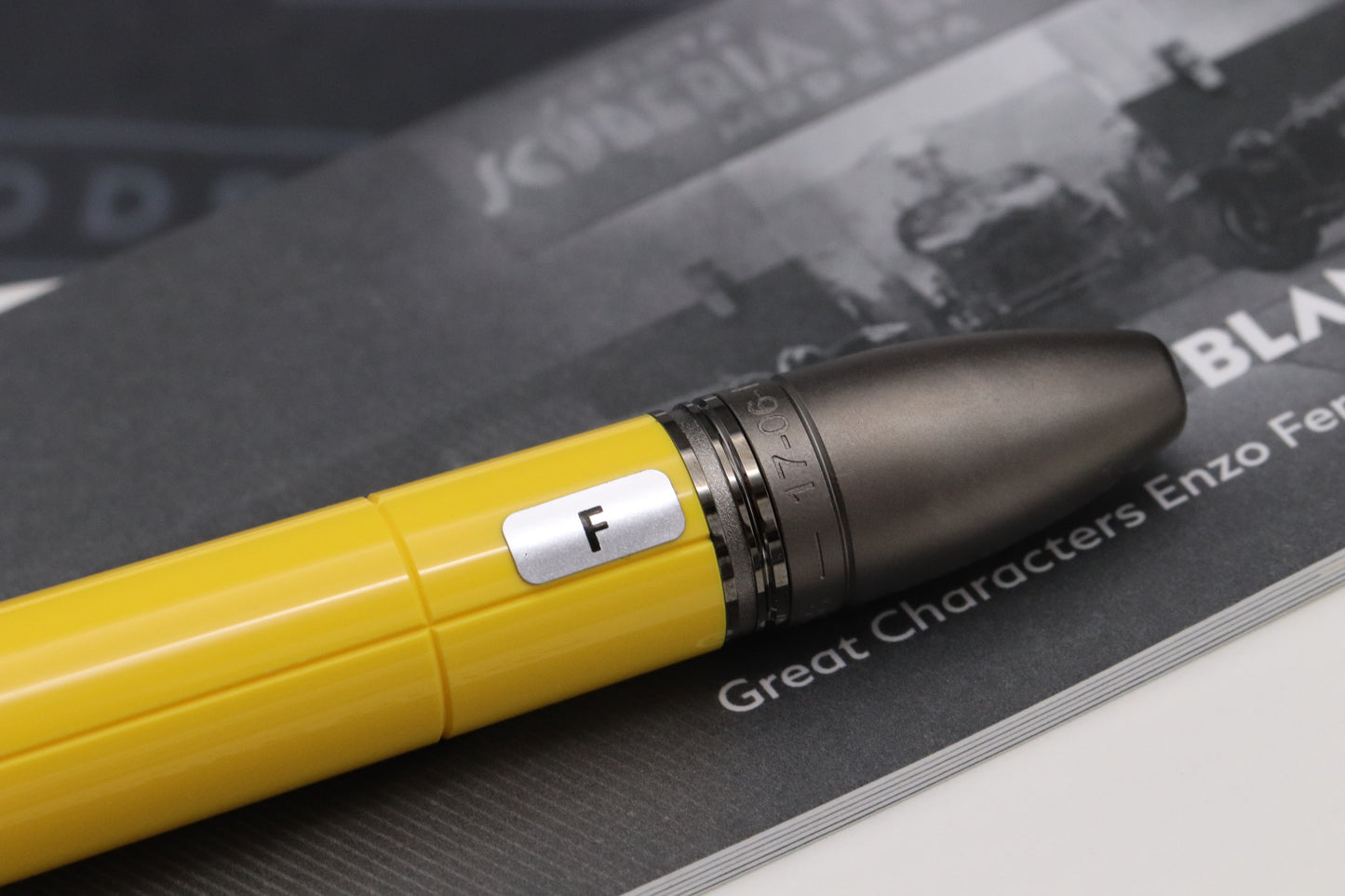 Montblanc Great Characters Enzo Ferrari Giallo Modena Fountain Pen - UNUSED - Fine Nib