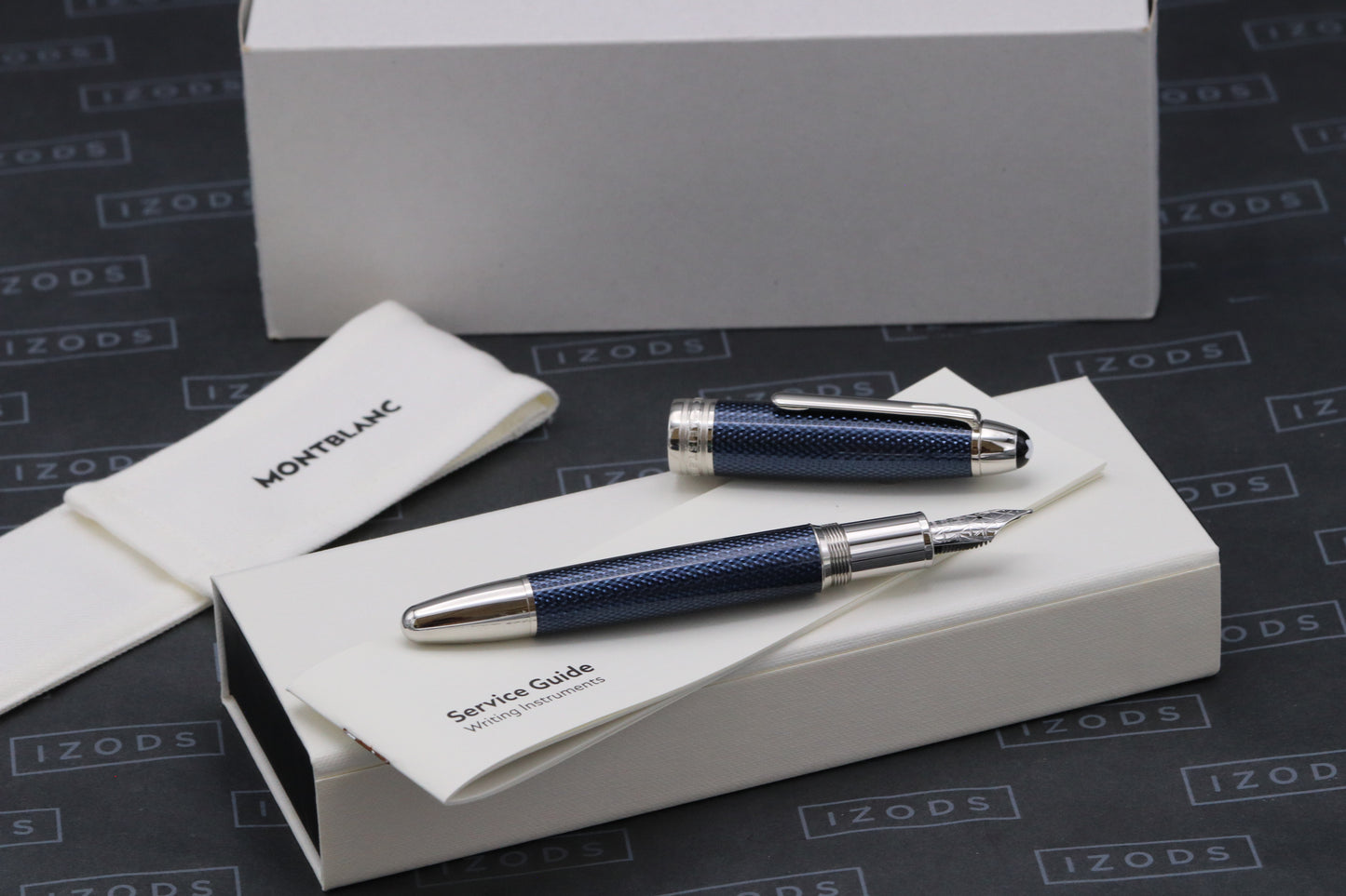 Montblanc Meisterstuck LeGrand Blue Hour Fountain Pen - UNUSED - Fine Nib