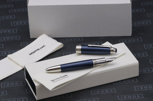 Montblanc Meisterstuck LeGrand Blue Hour Fountain Pen - UNUSED - Fine Nib