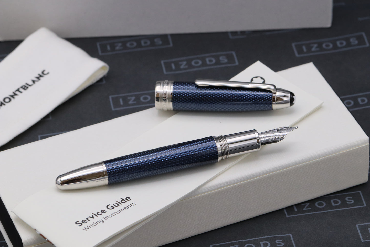 Montblanc Meisterstuck LeGrand Blue Hour Fountain Pen - UNUSED - Fine Nib