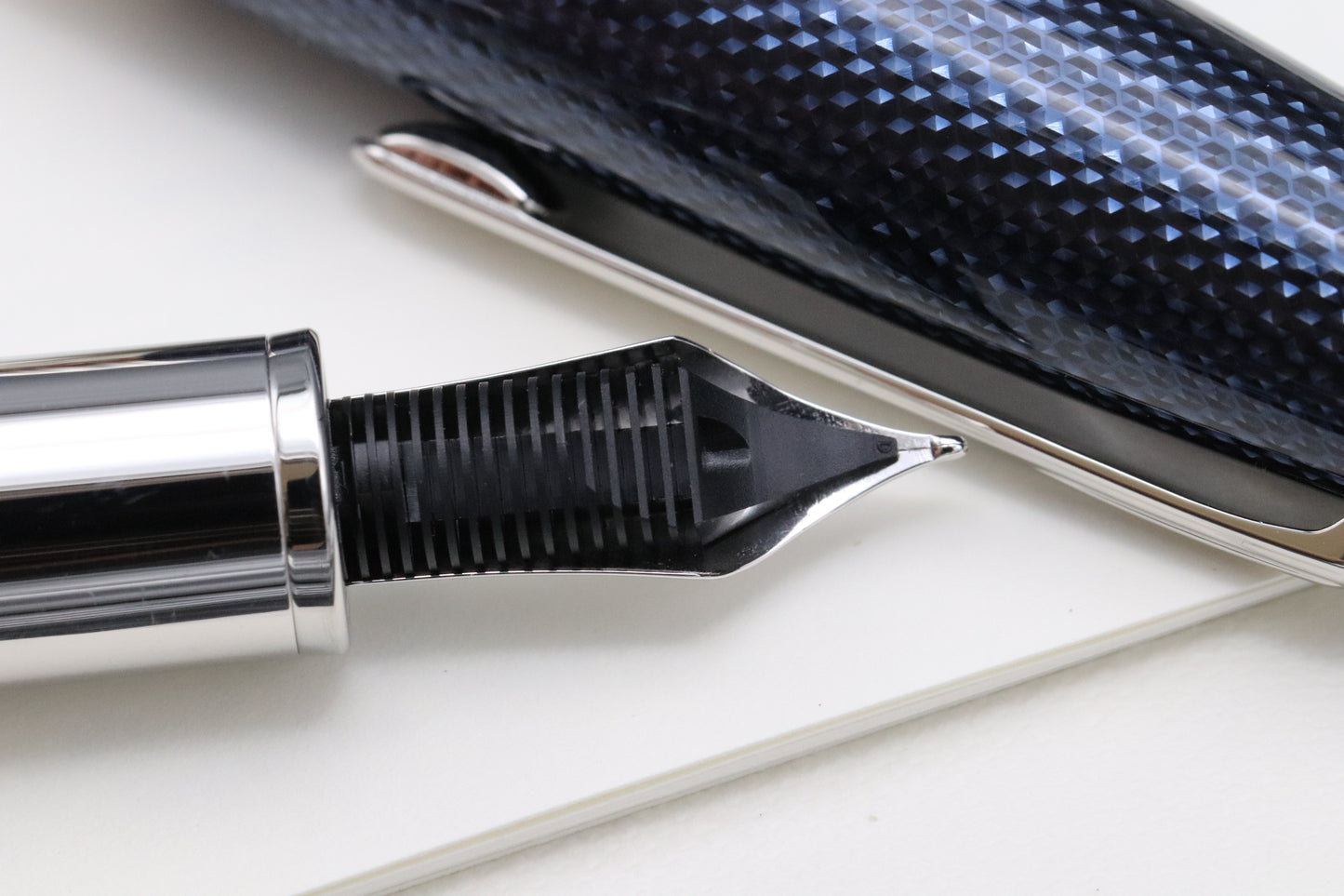 Montblanc Meisterstuck LeGrand Blue Hour Fountain Pen - UNUSED - Fine Nib