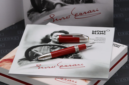 Montblanc Great Characters Enzo Ferrari Special Edition Fountain Pen - UNUSED - Fine Nib