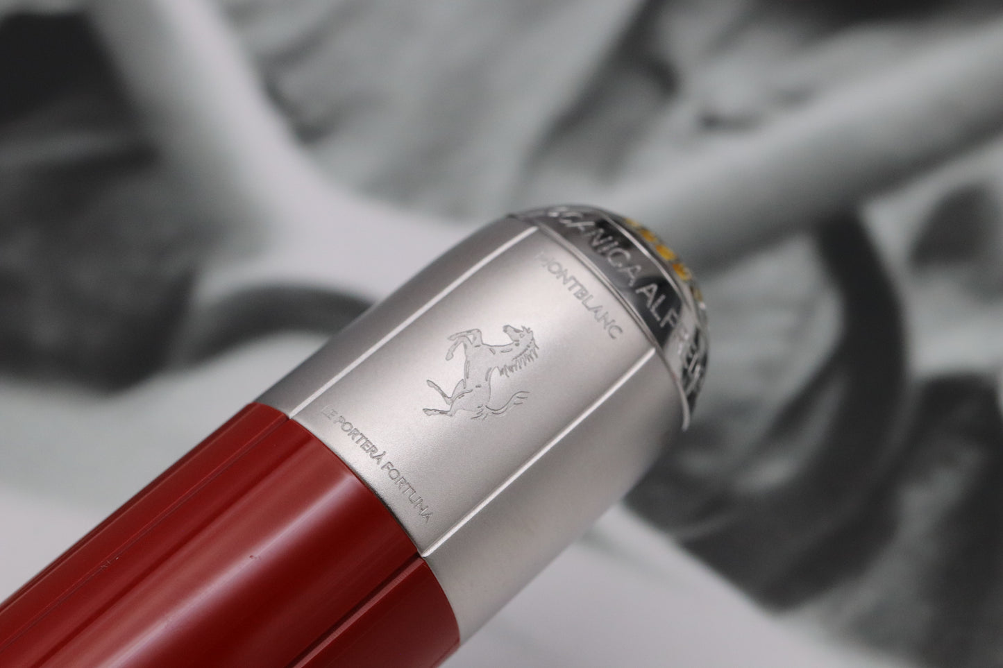 Montblanc Great Characters Enzo Ferrari Special Edition Fountain Pen - UNUSED - Fine Nib