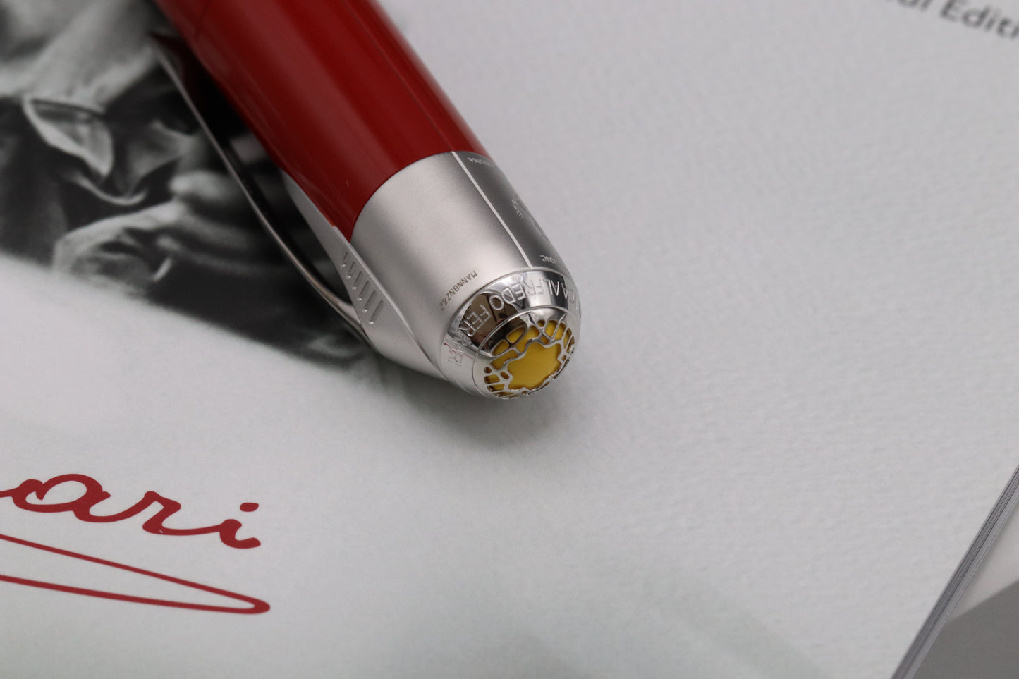 Montblanc Great Characters Enzo Ferrari Special Edition Fountain Pen - UNUSED - Fine Nib