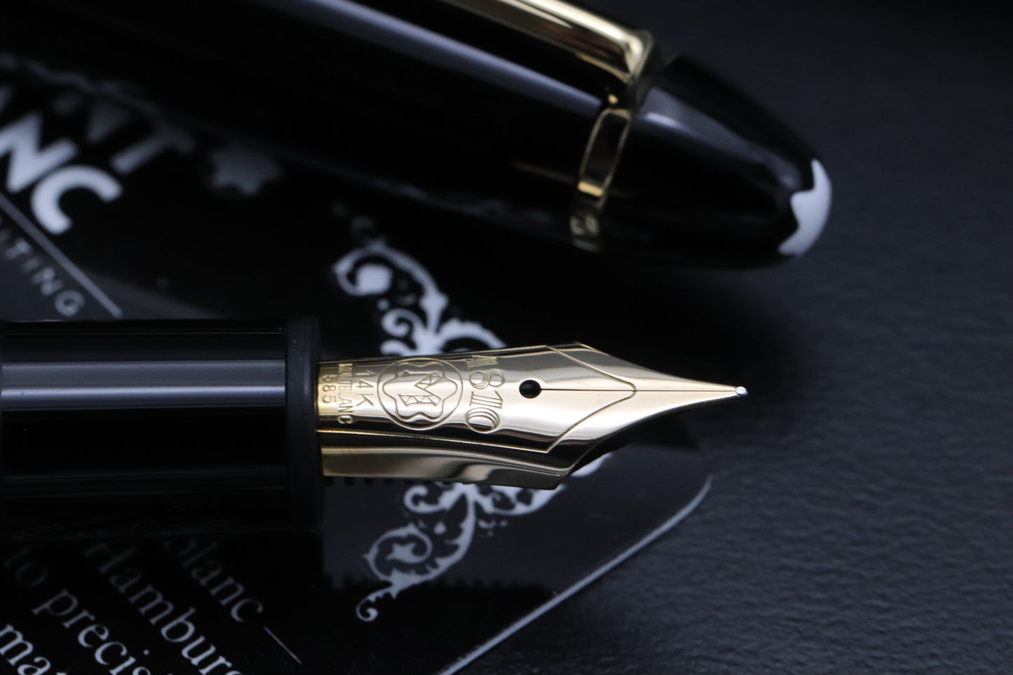 Montblanc Meisterstuck 146 LeGrand Gold Coated Fountain Pen - Fine Monotone Nib