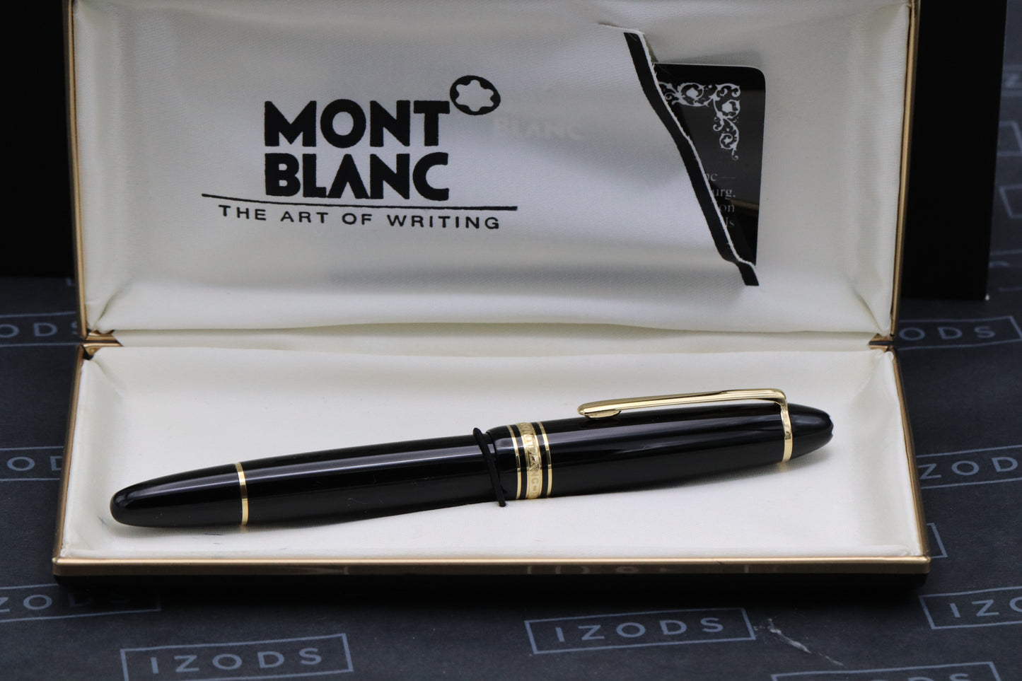 Montblanc Meisterstuck 146 LeGrand Gold Coated Fountain Pen - Fine Monotone Nib