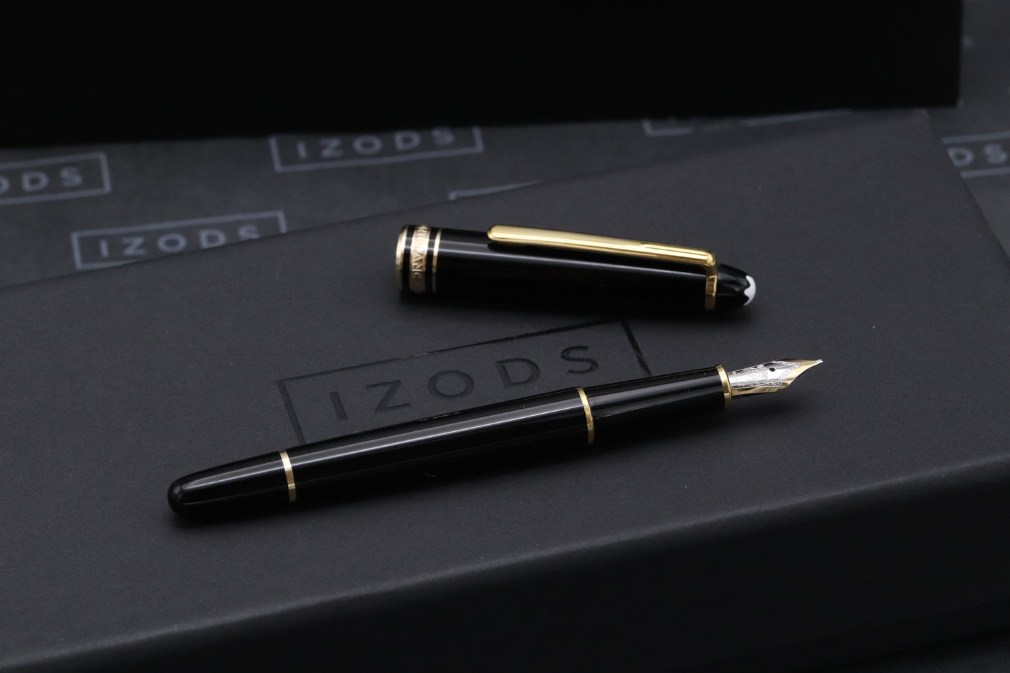 Montblanc Meisterstuck 144 Classique Gold Coated Fountain Pen - OM Nib