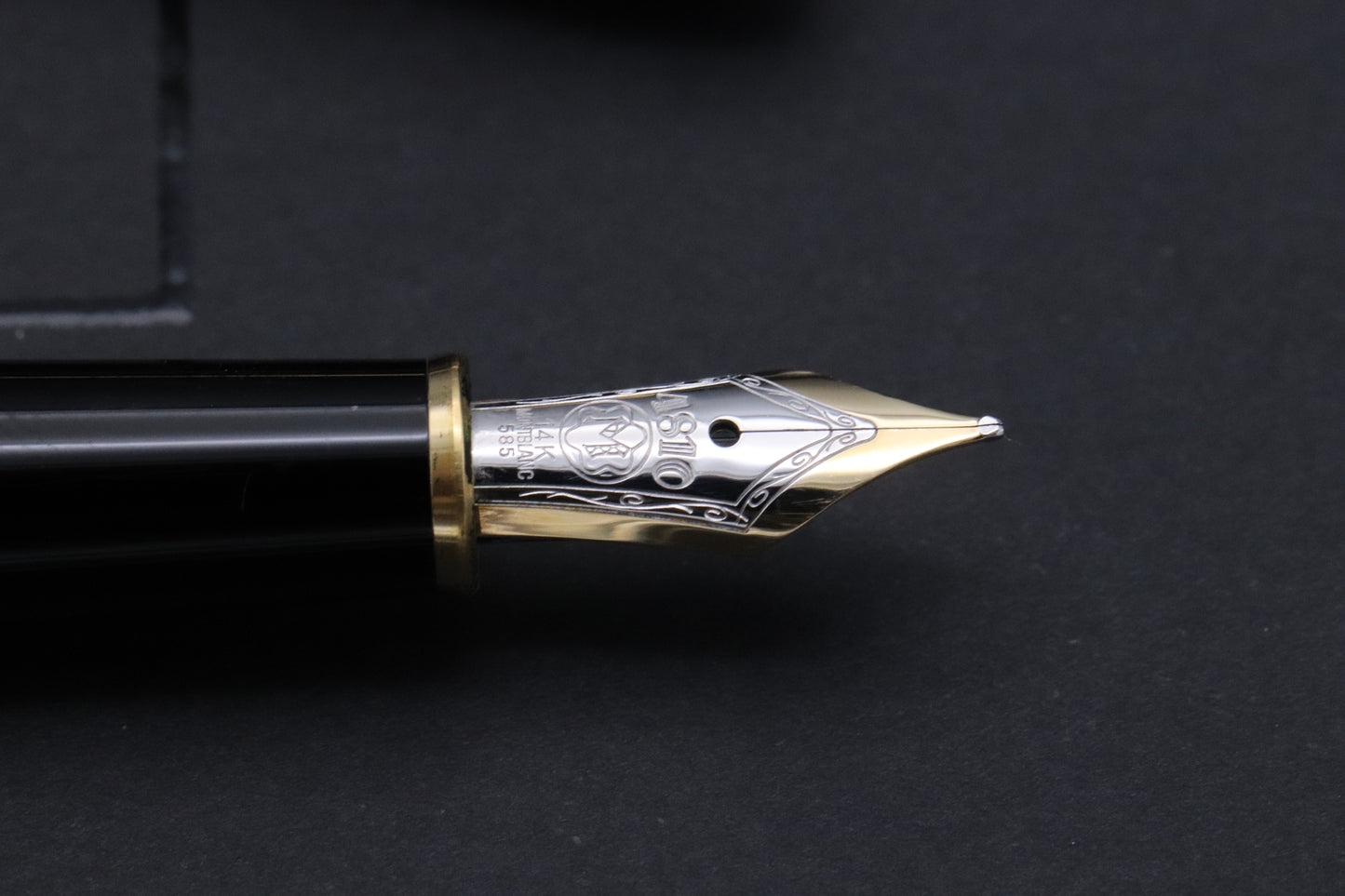 Montblanc Meisterstuck 144 Classique Gold Coated Fountain Pen - OM Nib