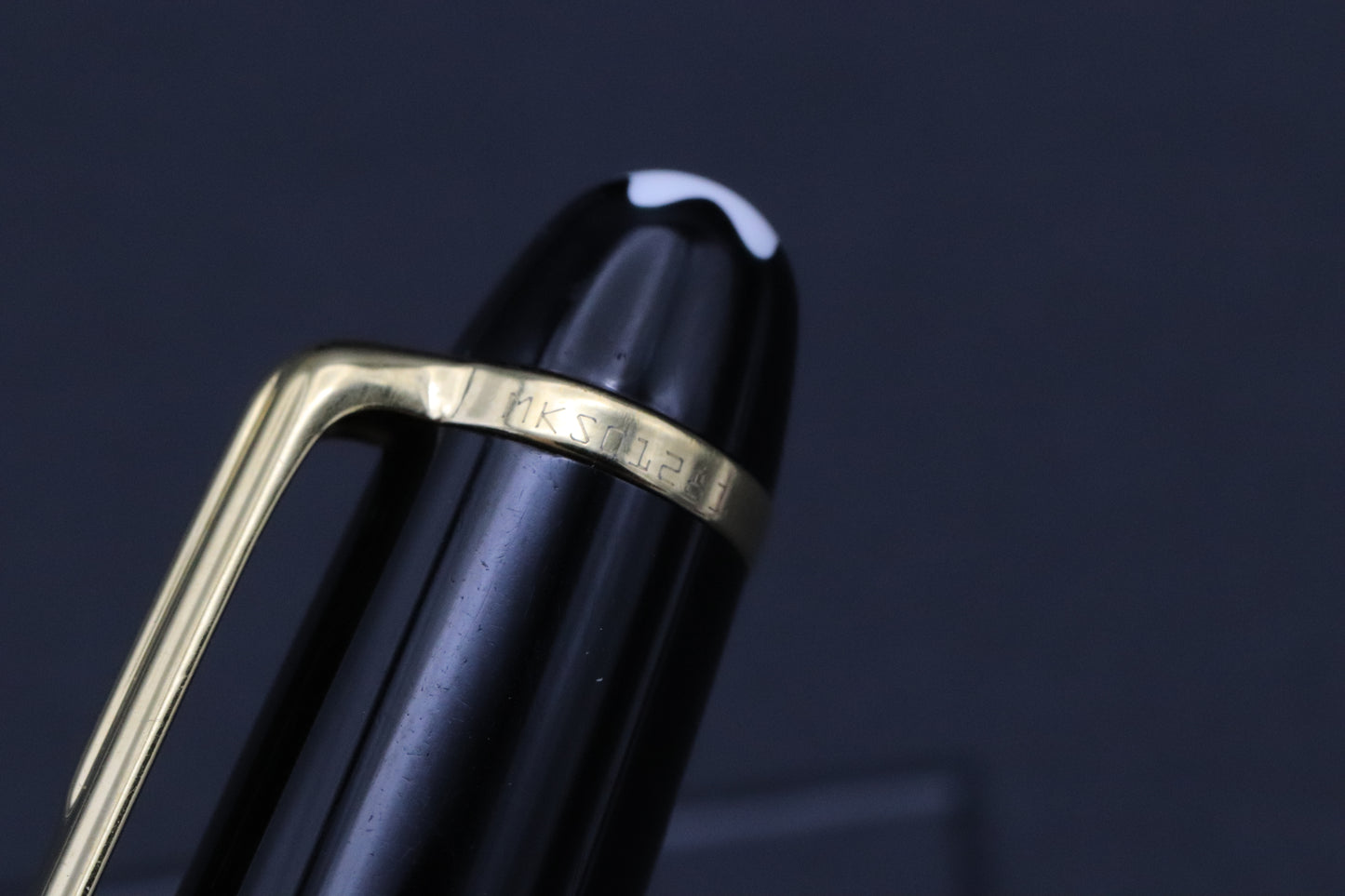 Montblanc Meisterstuck 144 Classique Gold Coated Fountain Pen - OM Nib