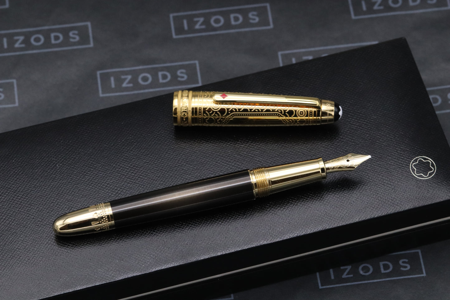 Montblanc Meisterstuck Classique Around The World in 80 Days Doue Fountain Pen - BB