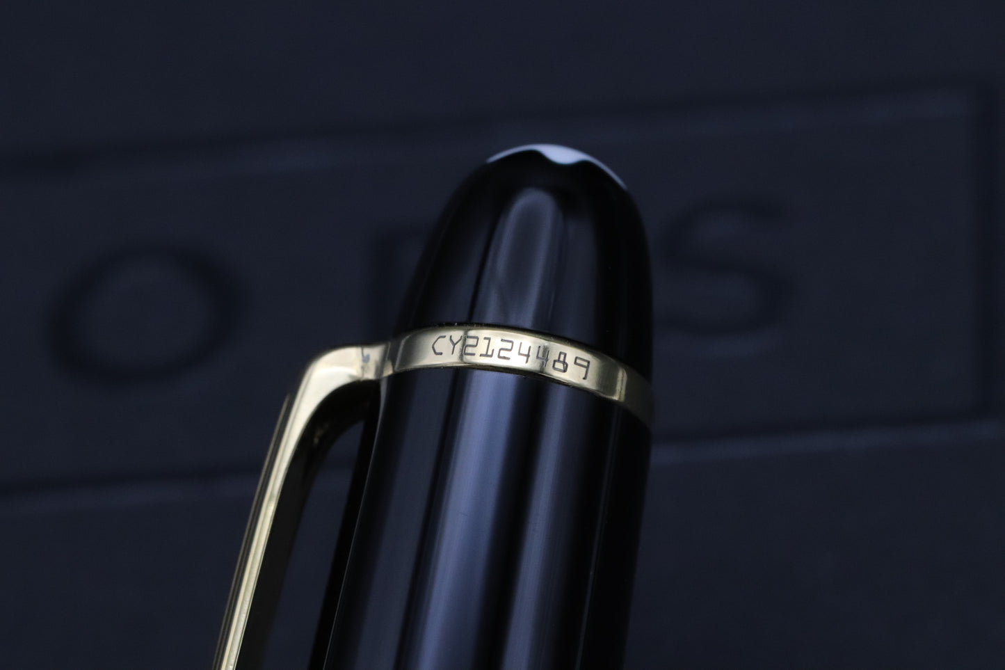Montblanc Meisterstuck 145 Classique Gold Coated Fountain Pen - EF Nib