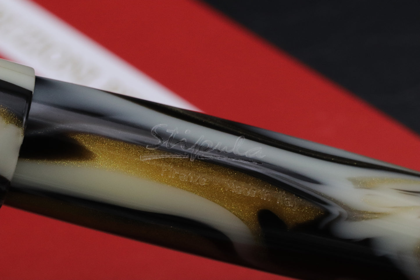 Stipula Etruria Magnifica Pirite Fountain Pen - NEVER INKED - 1.1 Stub