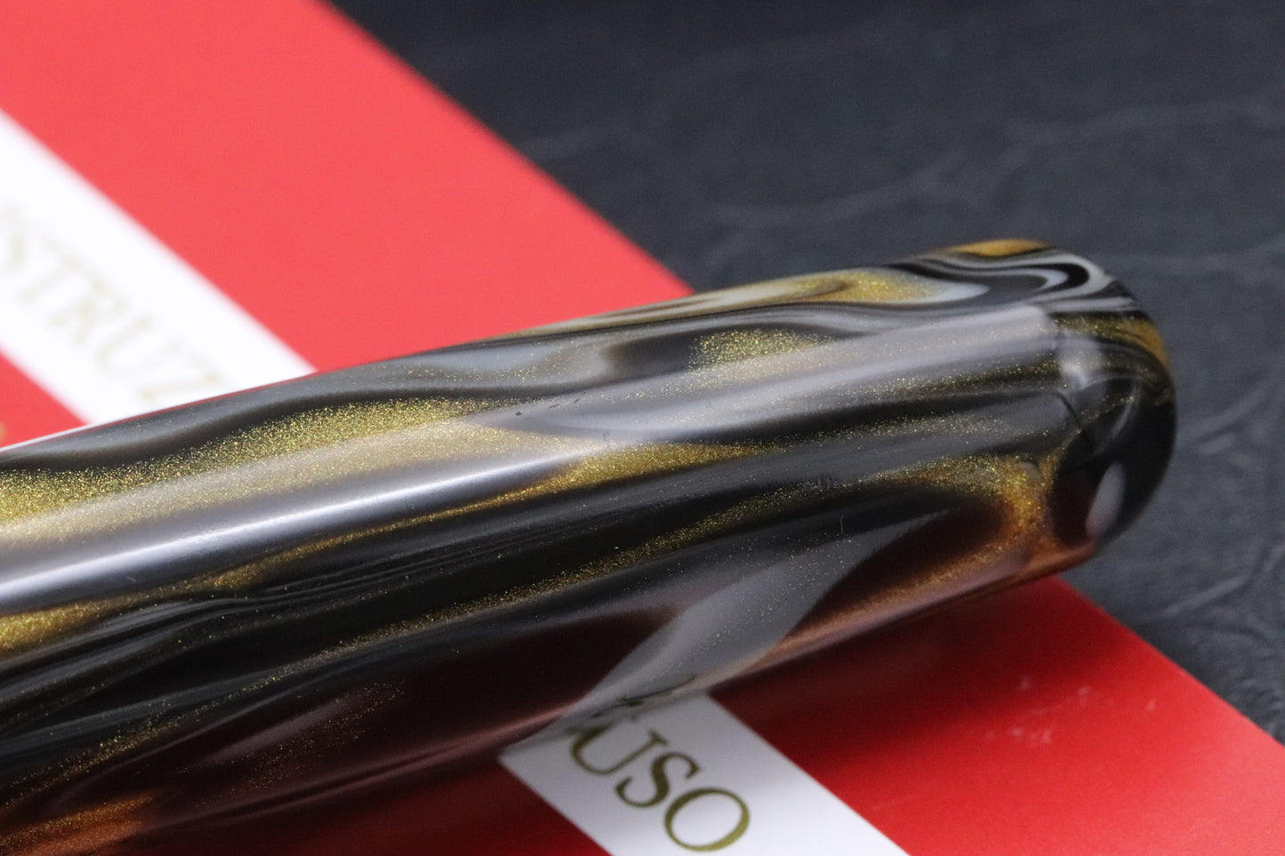 Stipula Etruria Magnifica Pirite Fountain Pen - NEVER INKED - 1.1 Stub