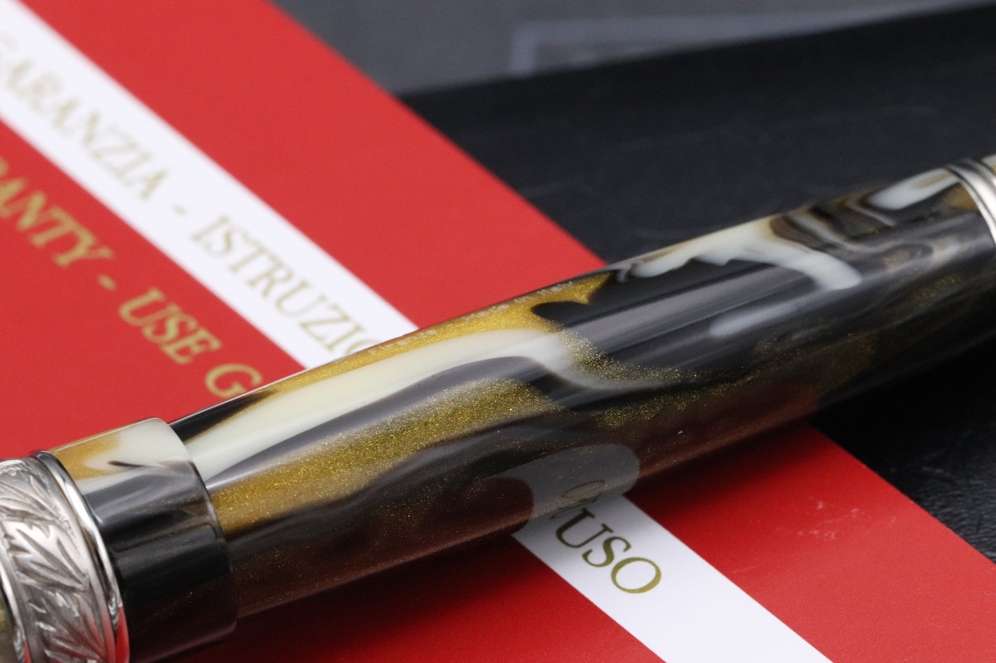 Stipula Etruria Magnifica Pirite Fountain Pen - NEVER INKED - 1.1 Stub