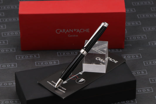 Caran d'Ache Leman Black Bi-Function Black Ballpoint / Mechanical Pencil