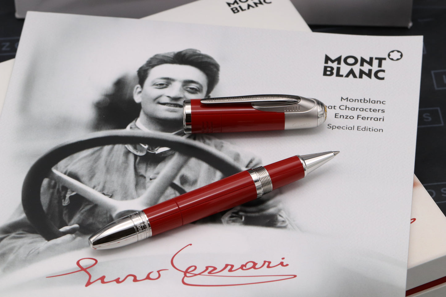 Montblanc Great Characters Enzo Ferrari Special Edition Rollerball Pen - UNUSED