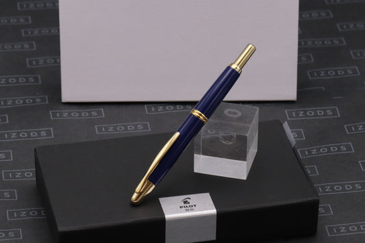Pilot Capless Blue Gold Fountain Pen - 18k Fine Nib