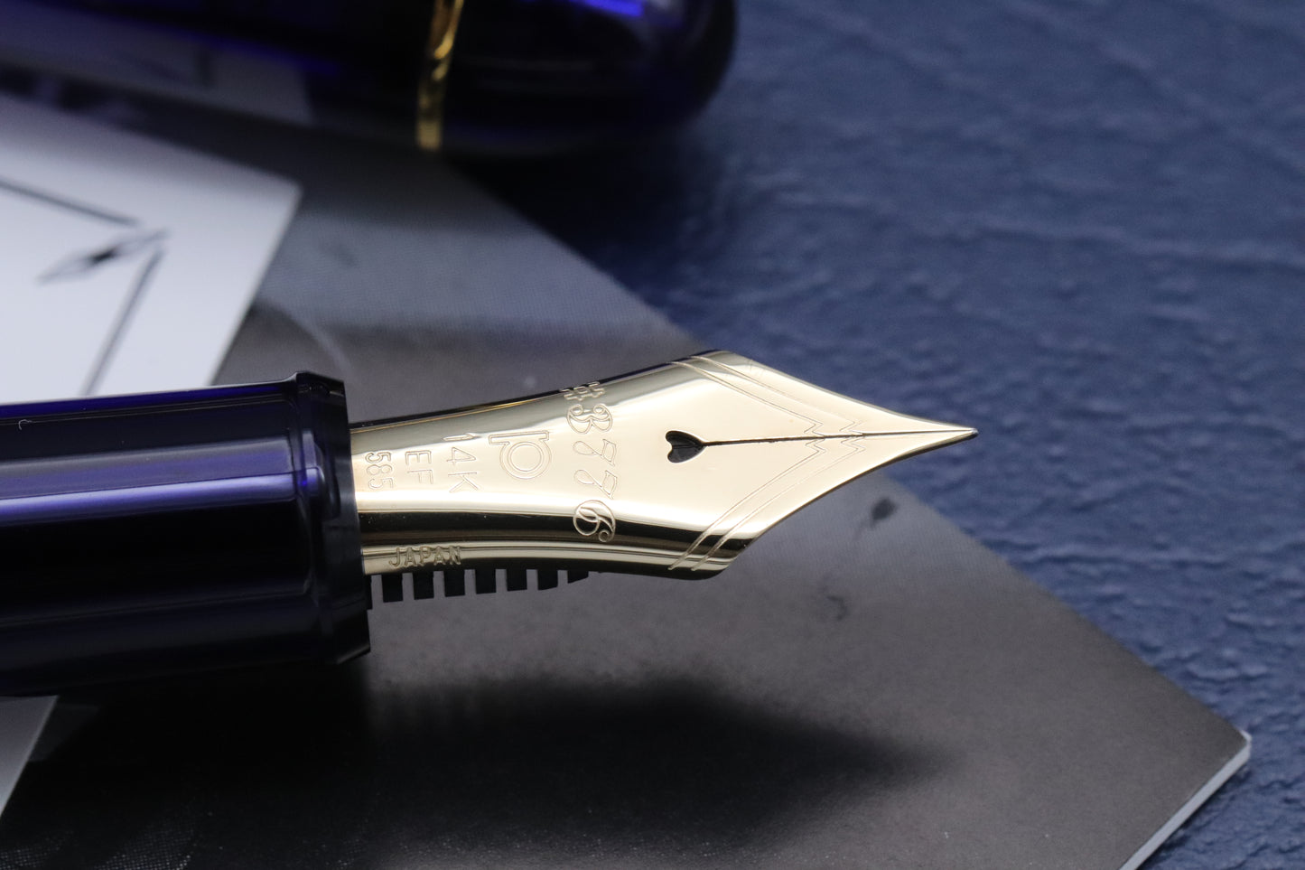 Platinum 3776 Chartres Blue GT Fountain Pen - EF Nib