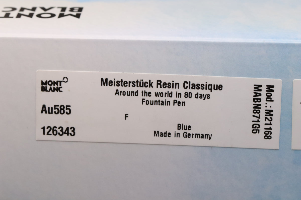 Montblanc Meisterstuck Classique Around The World in 80 Days Fountain Pen