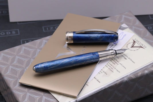 Visconti Rembrandt Blue Fog Fountain Pen - Medium Nib