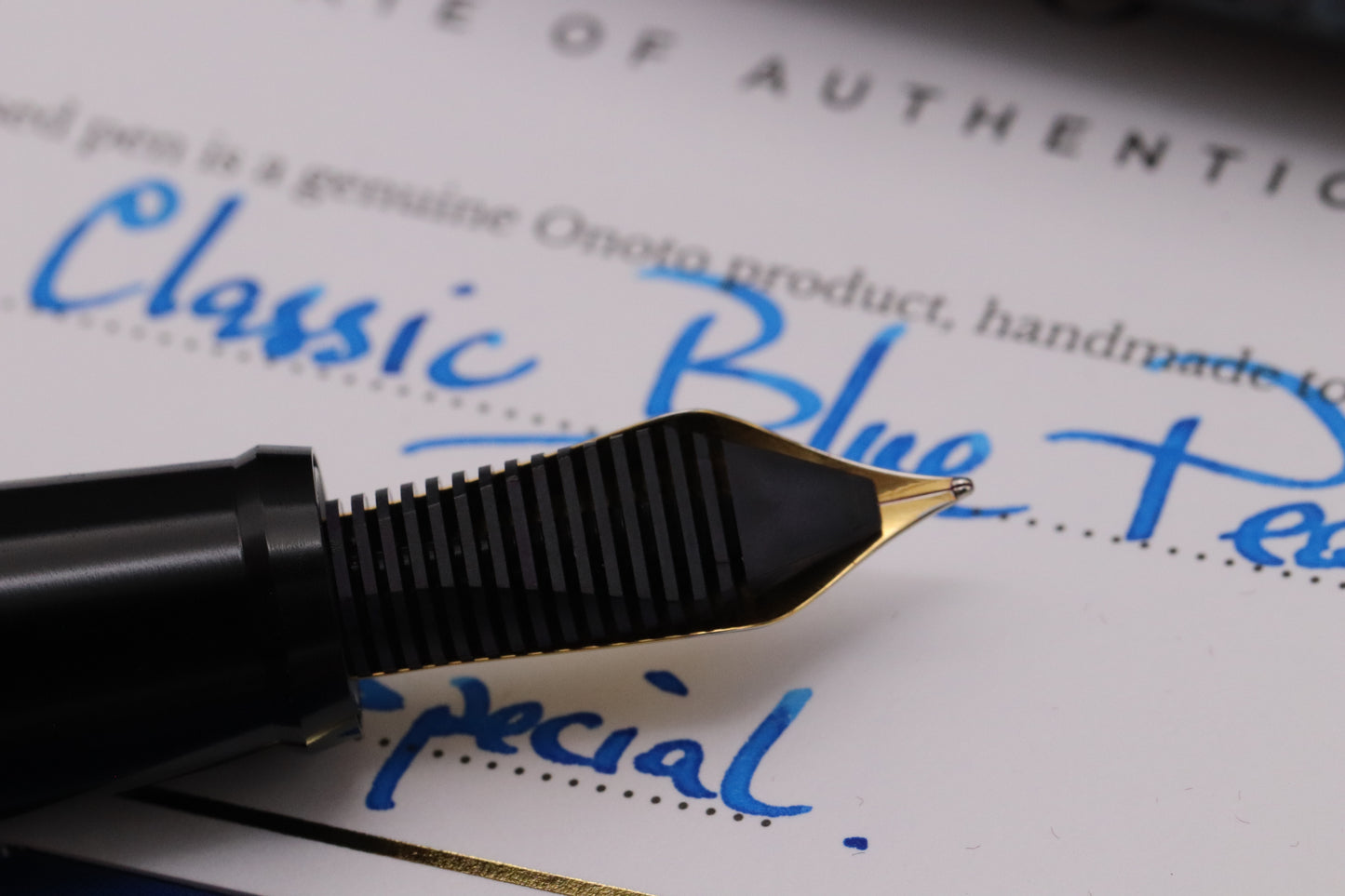 Onoto Magna Blue Pearl Prototype Special Edition Fountain Pen