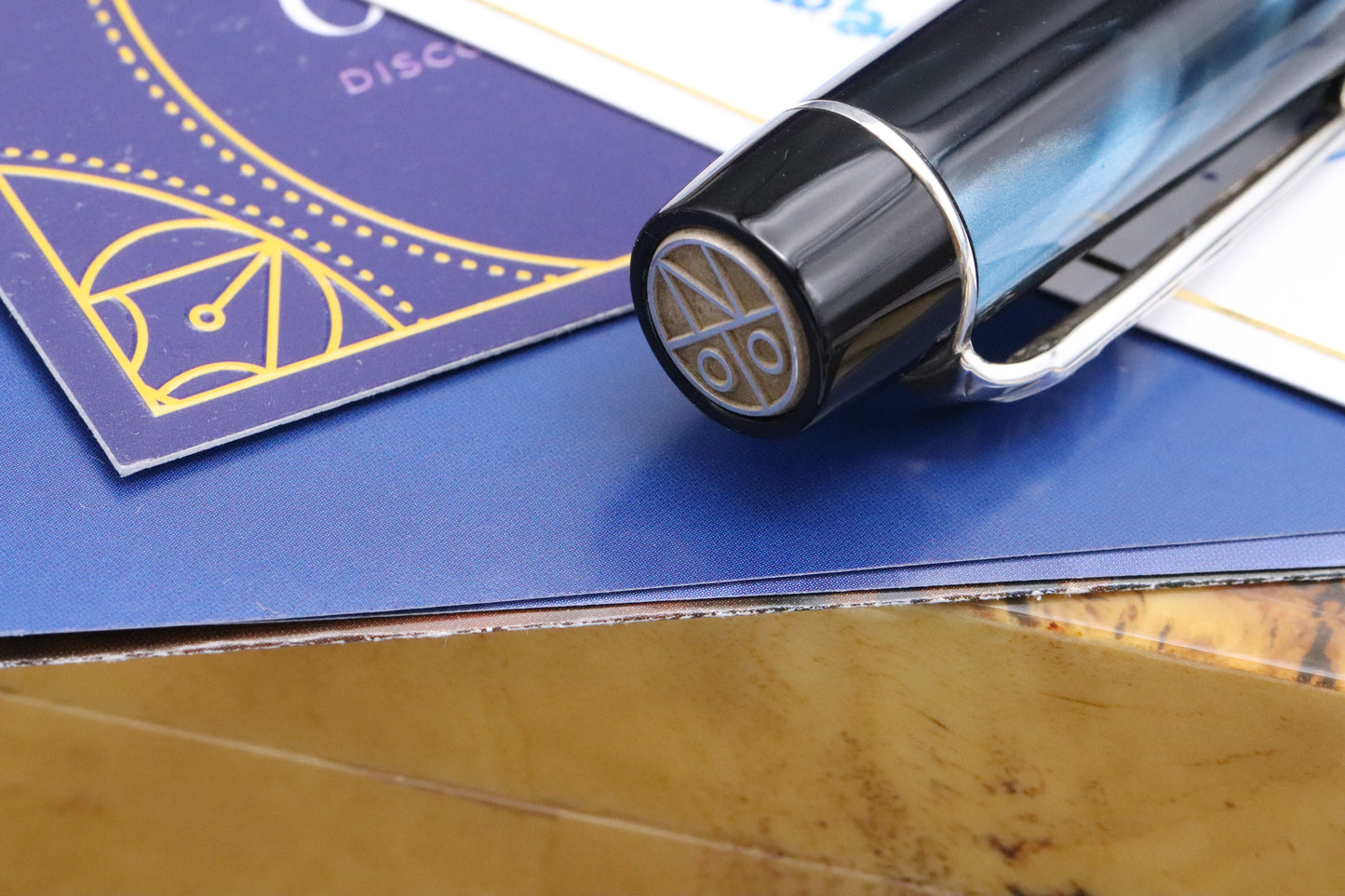 Onoto Magna Blue Pearl Prototype Special Edition Fountain Pen