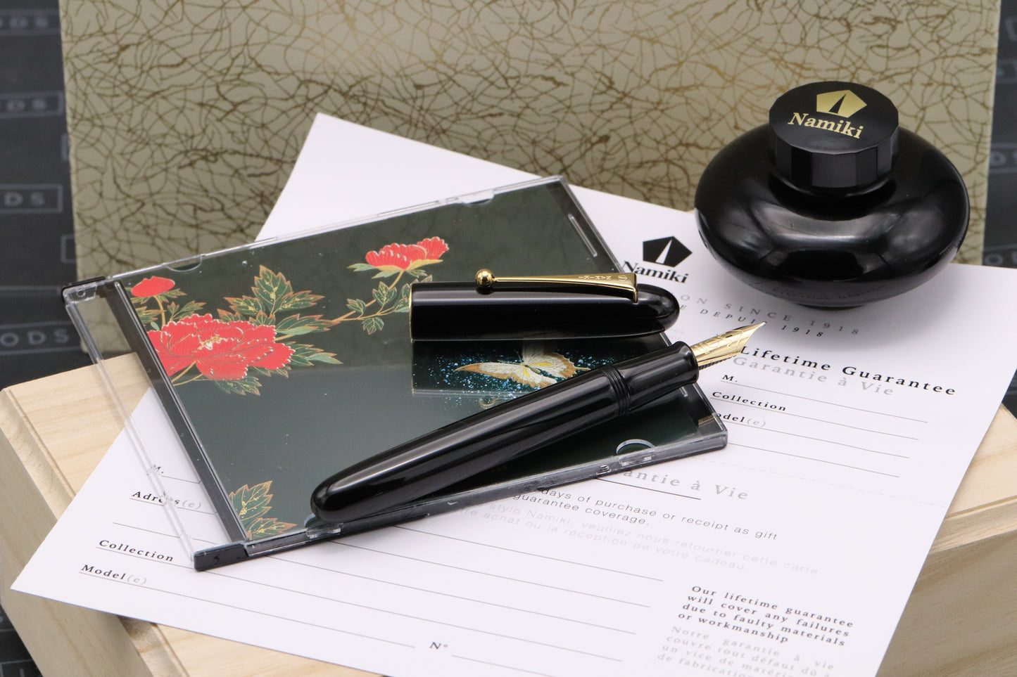 Namiki Yukari Royale Black Urushi Fountain Pen - INKED ONCE